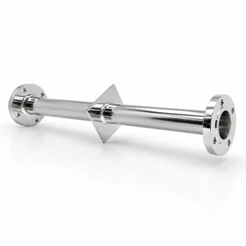 SS 304 or 316 Puddle Flange Pipe Sch 40 SMLS | Flange PN16 or CL150 Both Sides | Center Puddle | Length
